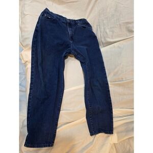 Lee Jeans Dark Wash High Waisted Straight Leg Petite 16P